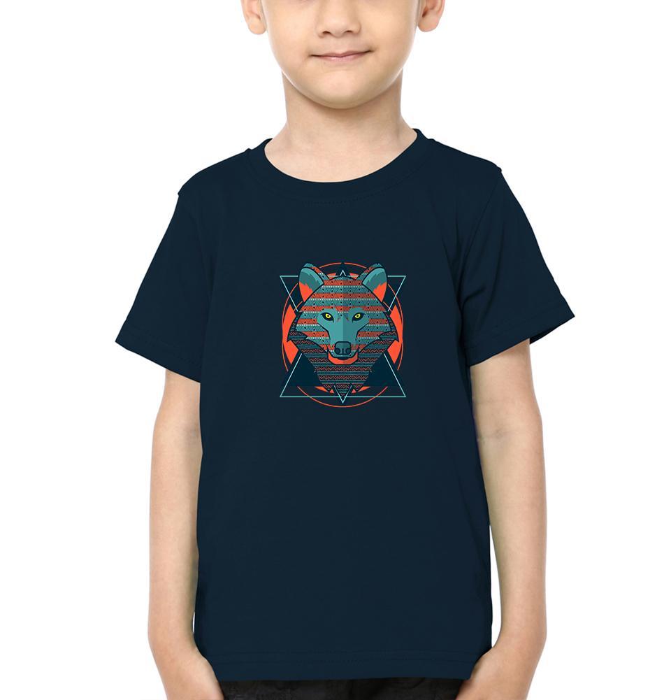 WOLF Half Sleeves T-Shirt for Boy-FunkyTeesClub