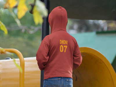 Dhoni 07 Boy Hoodies-FunkyTeesClub