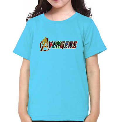 Avengers Half Sleeves T-Shirt For Girls -FunkyTeesClub