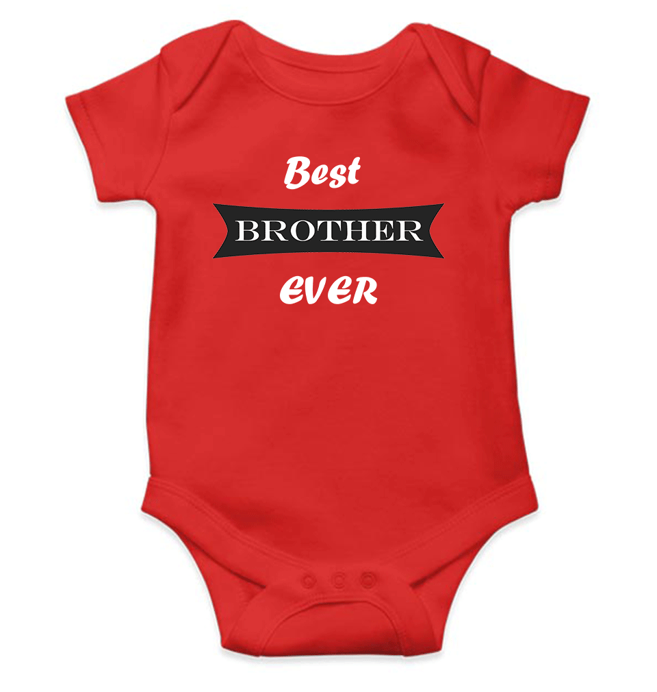 Best Brother Ever Rompers for Baby Boy- FunkyTeesClub