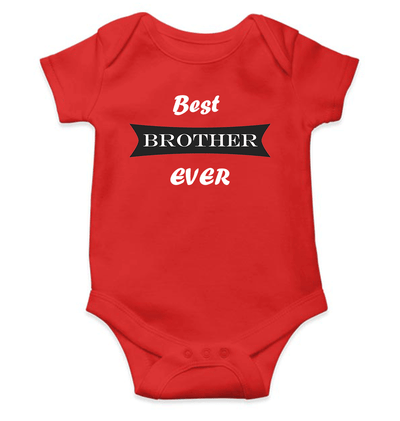 Best Brother Ever Rompers for Baby Boy- FunkyTeesClub