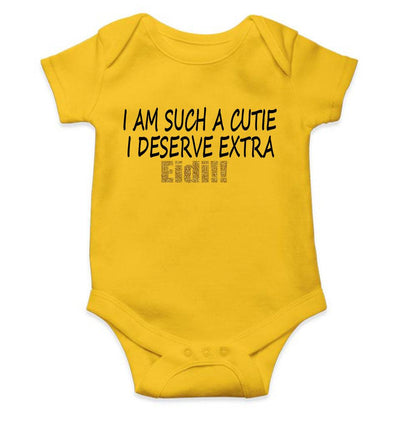 I Am Such A Cutie I Deserve Extra Eid Rompers for Baby Boy- FunkyTeesClub