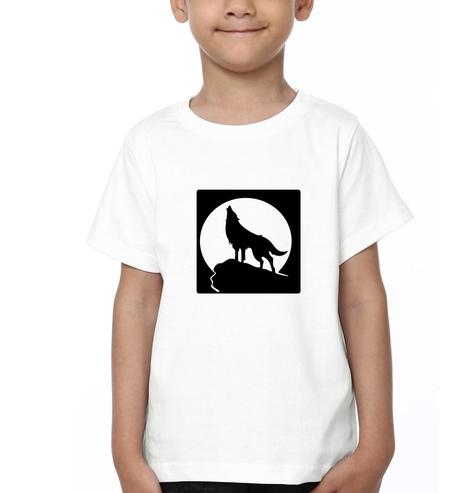 WOLF Half Sleeves T-Shirt for Boy-FunkyTeesClub