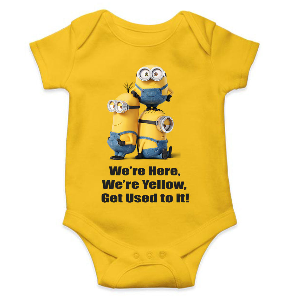 Cartoon Quotes Rompers for Baby Girl- FunkyTeesClub