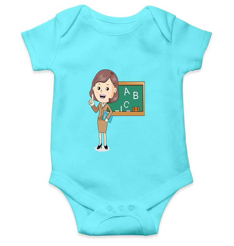 Future Teacher Rompers for Baby Boy- FunkyTeesClub
