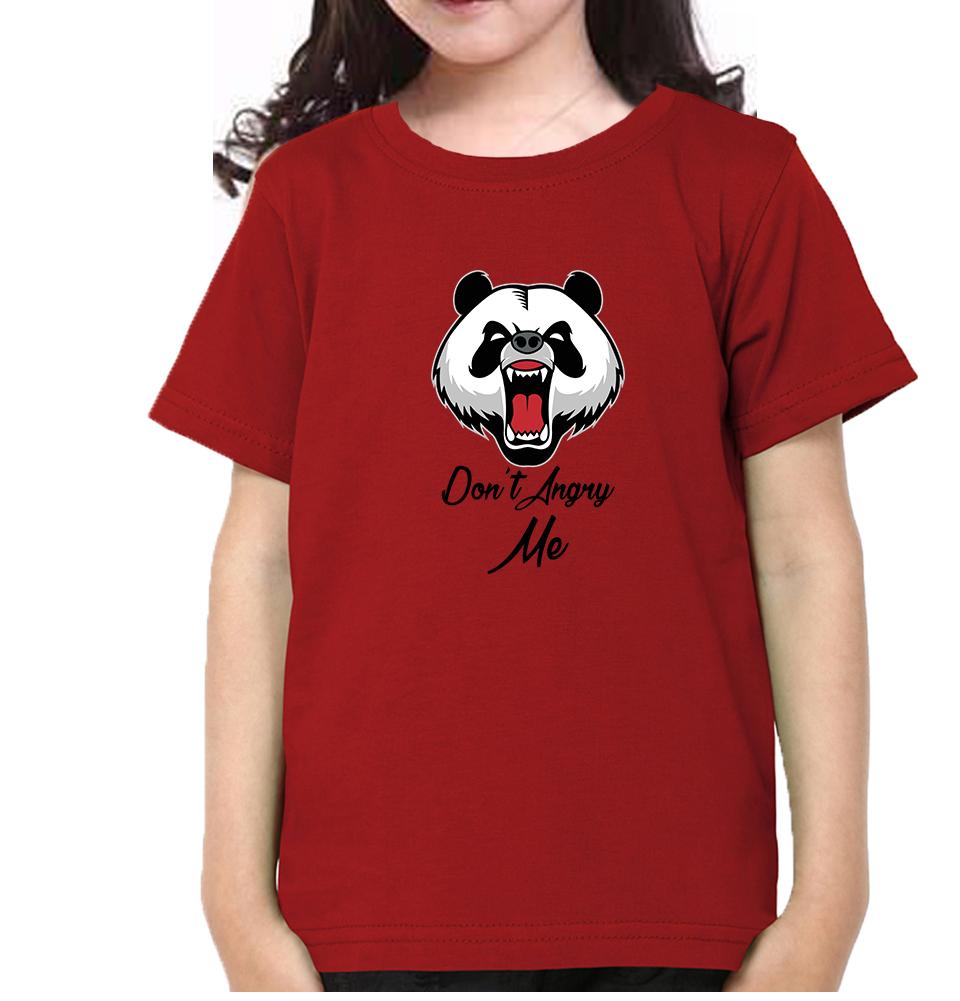 Don't Angry Me Half Sleeves T-Shirt For Girls -FunkyTeesClub