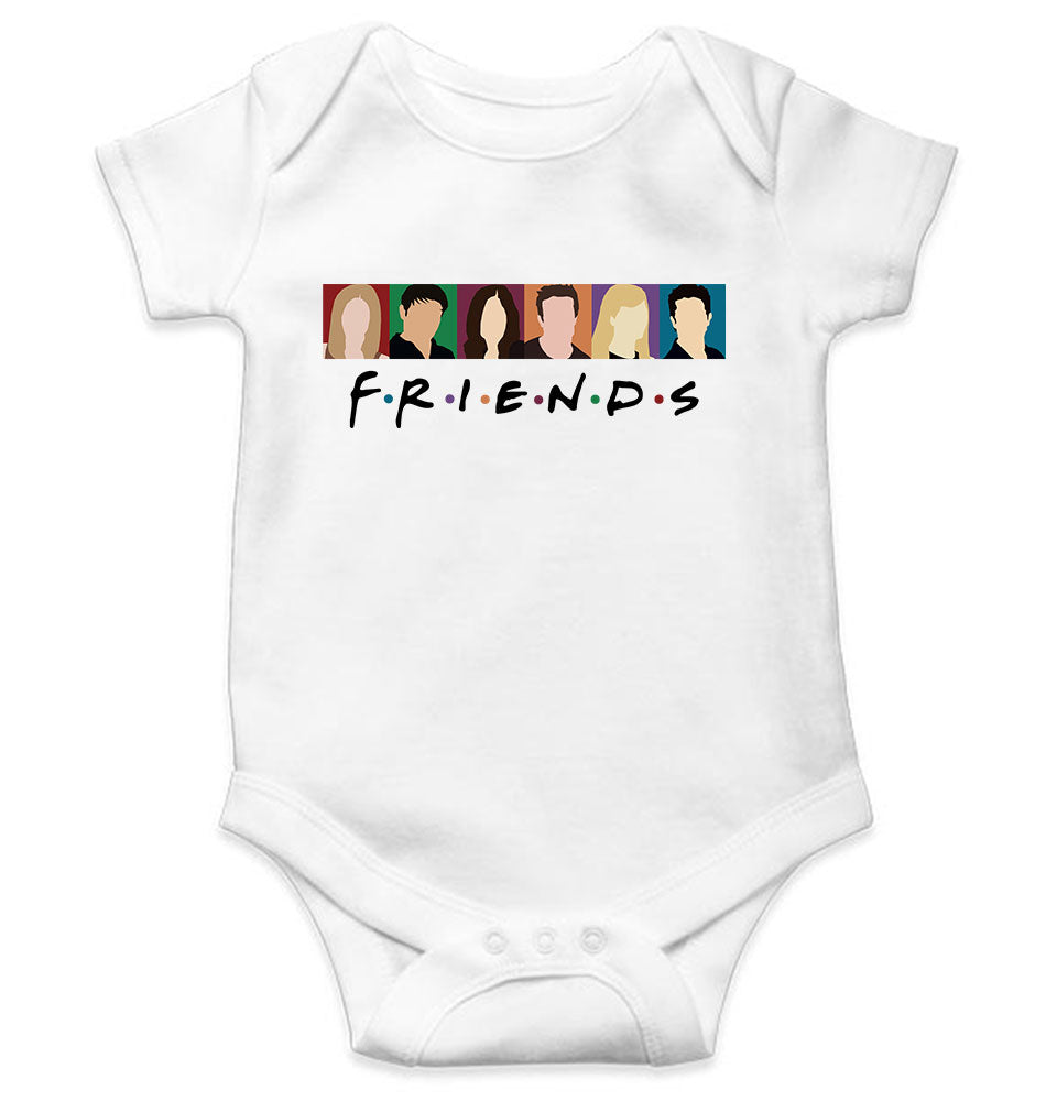 F.R.I.E.N.D.S Friends Web Series Rompers for Baby Girl- FunkyTeesClub