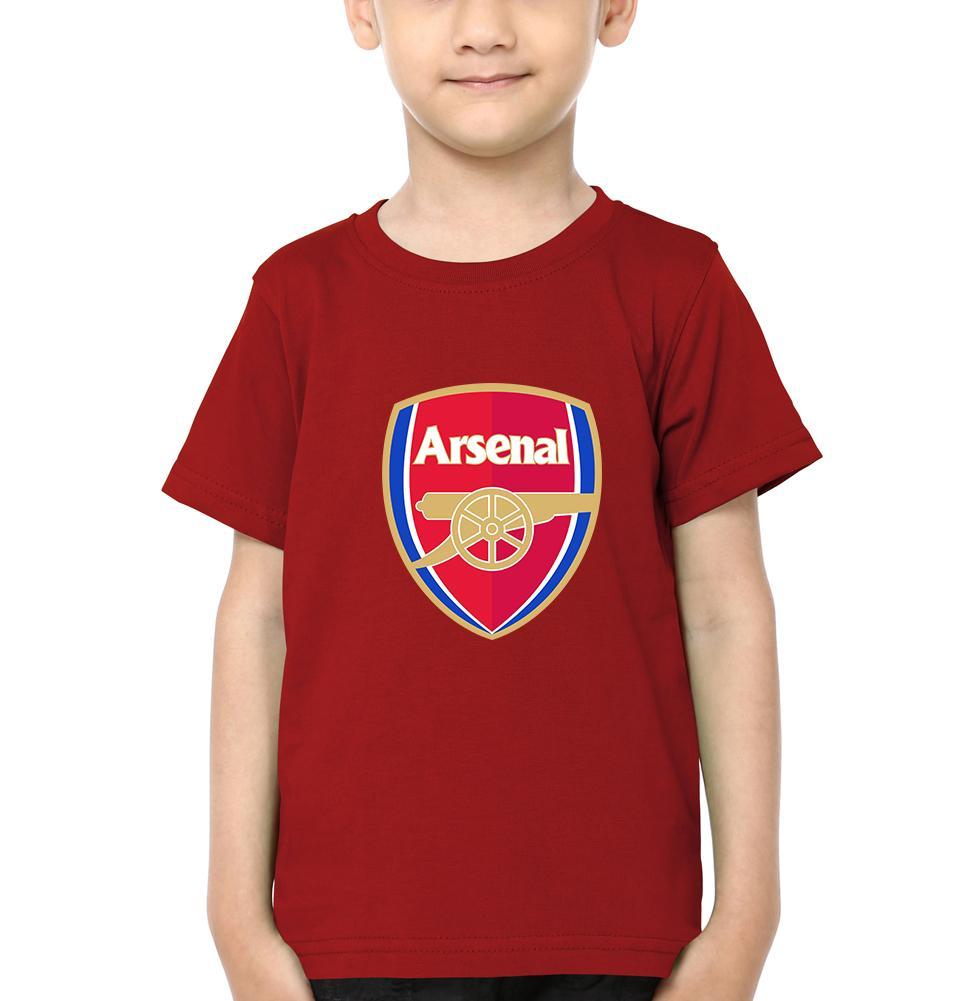 Arsenal Half Sleeves T-Shirt for Boy-FunkyTeesClub