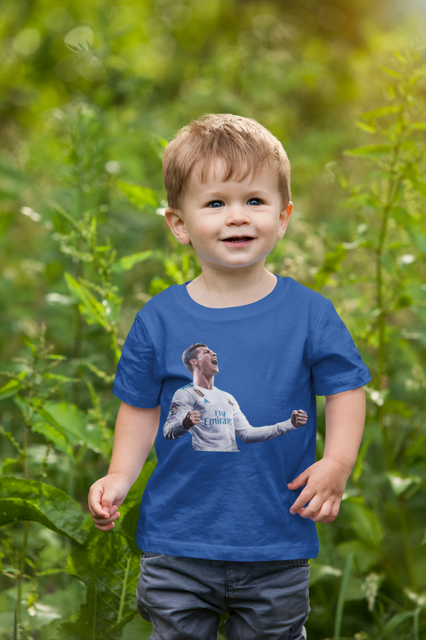 Ronaldo Half Sleeves T-Shirt for Boy-FunkyTeesClub
