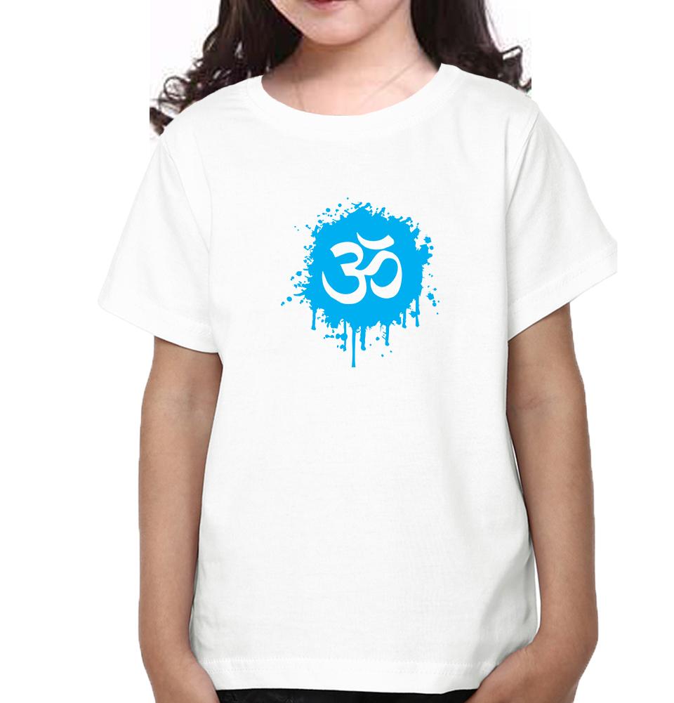 Hindi Om Half Sleeves T-Shirt For Girls -FunkyTeesClub