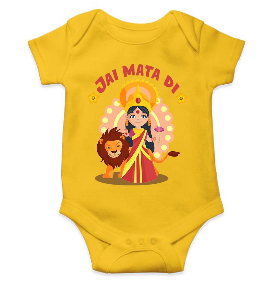 Jai Mata Di Navratri Rompers for Baby Girl- FunkyTeesClub