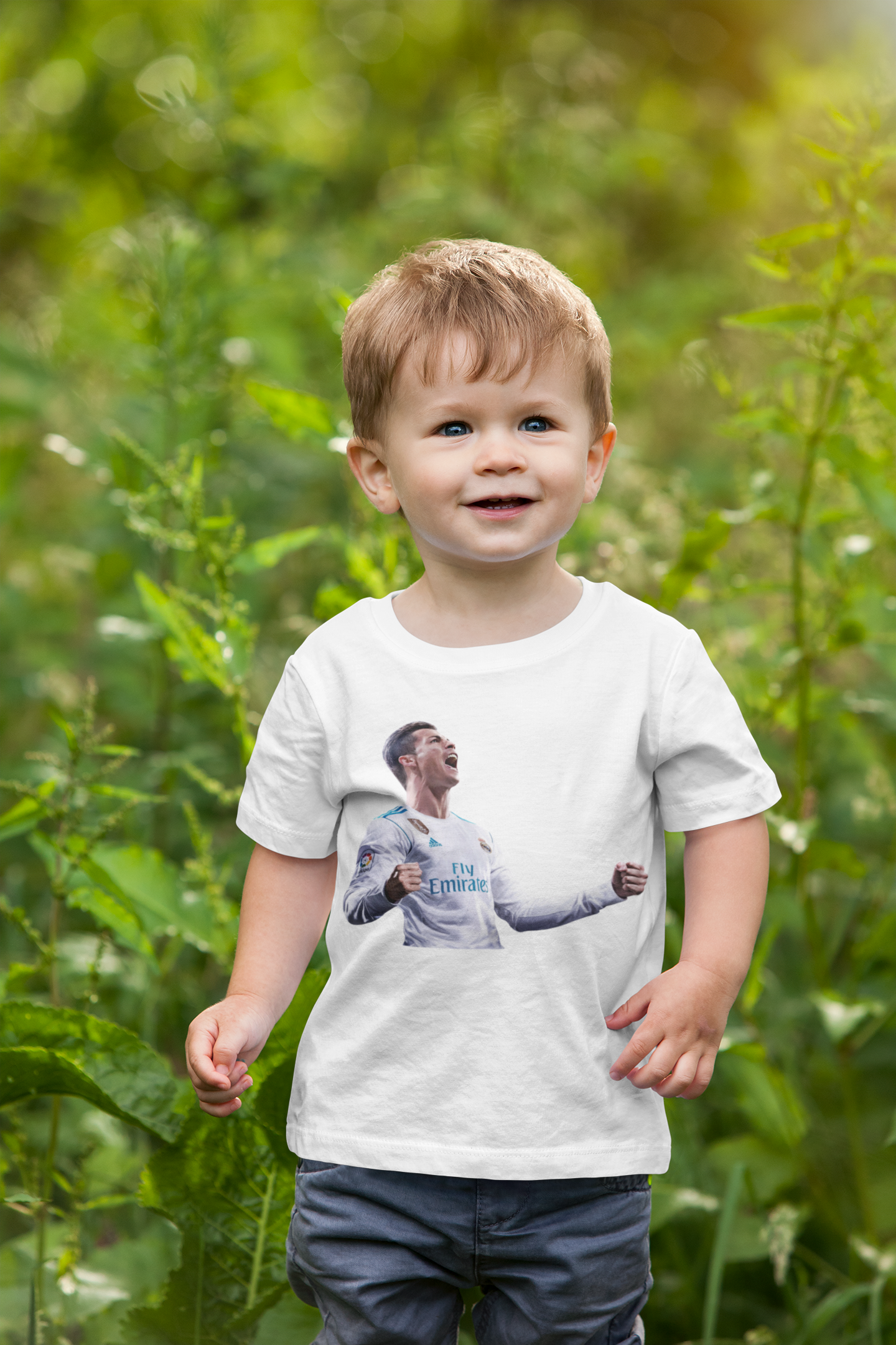 Ronaldo Half Sleeves T-Shirt for Boy-FunkyTeesClub