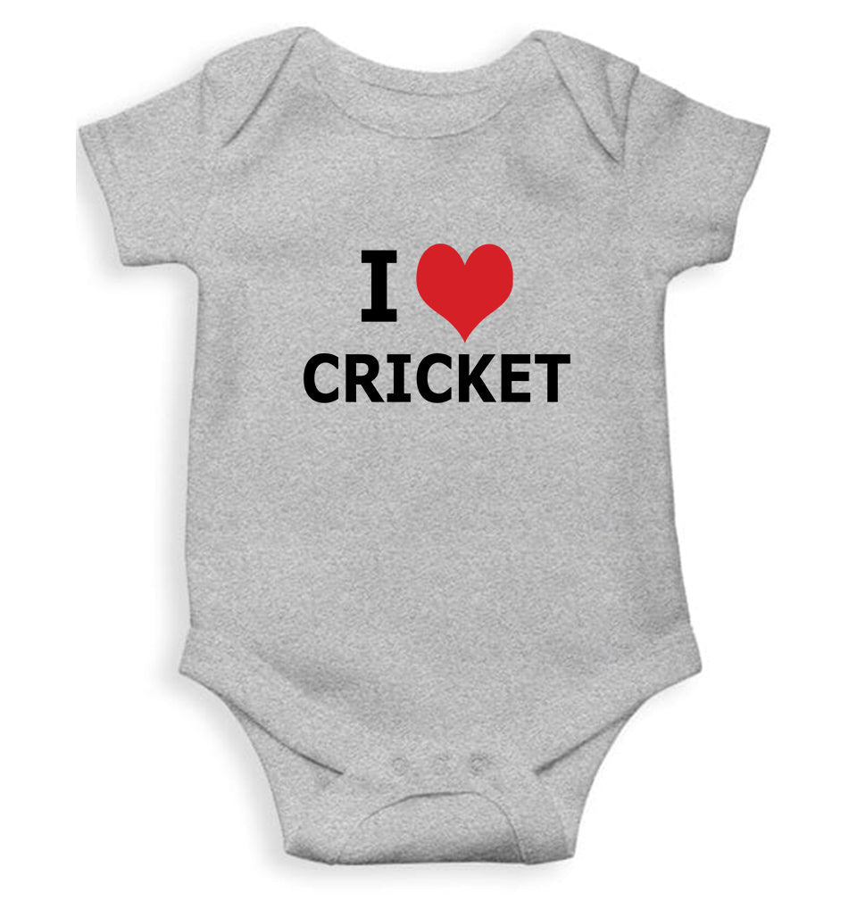 Love Cricket Rompers for Baby Girl- FunkyTeesClub