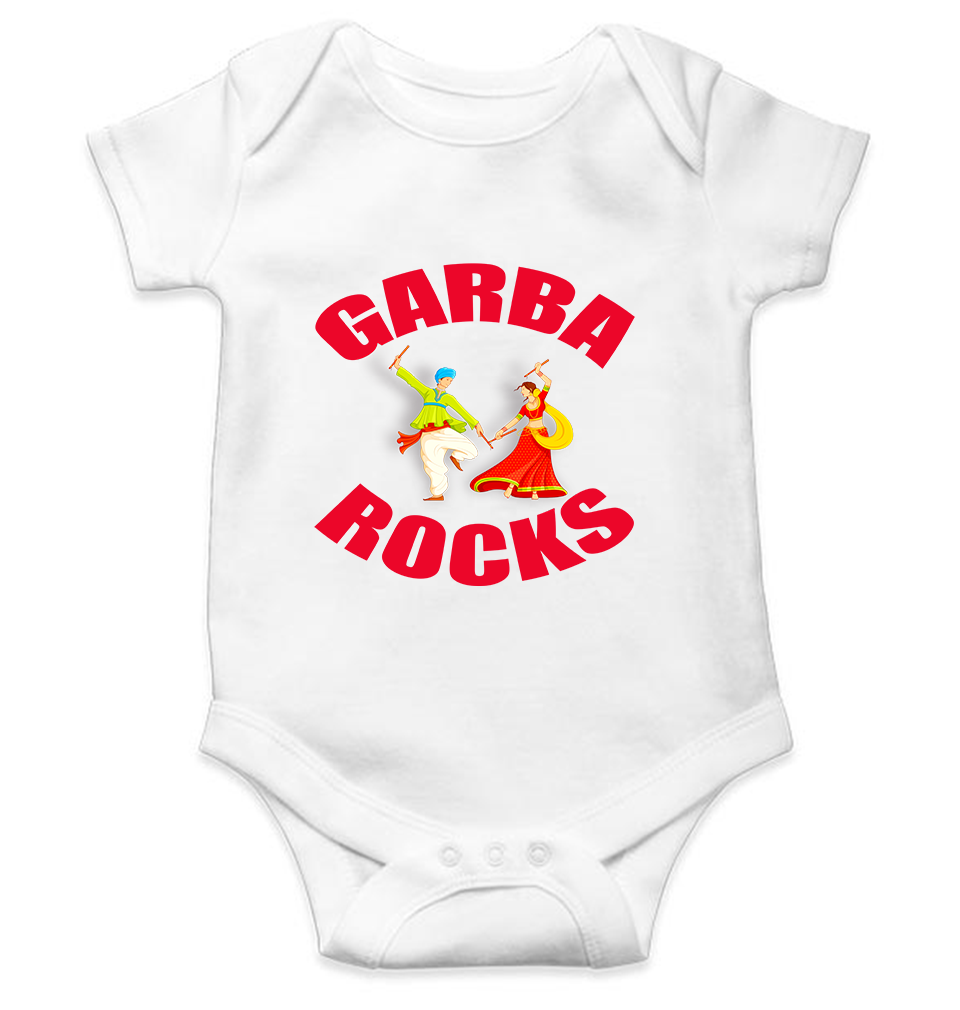 Garbha Rocks Rompers for Baby Girl- FunkyTeesClub