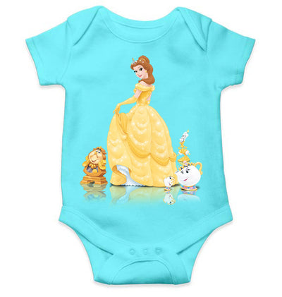 Princess Cartoon Rompers for Baby Girl- FunkyTeesClub