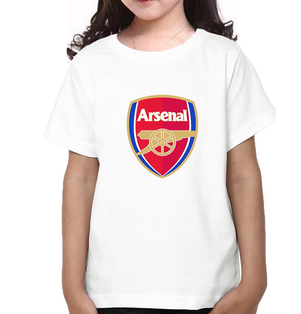 Arsenal Half Sleeves T-Shirt For Girls -FunkyTeesClub