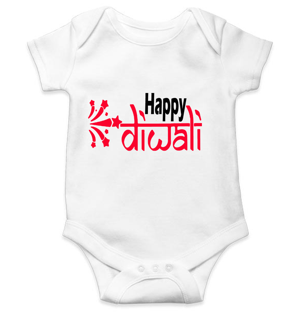 Happy Diwali Rompers for Baby Boy- FunkyTeesClub