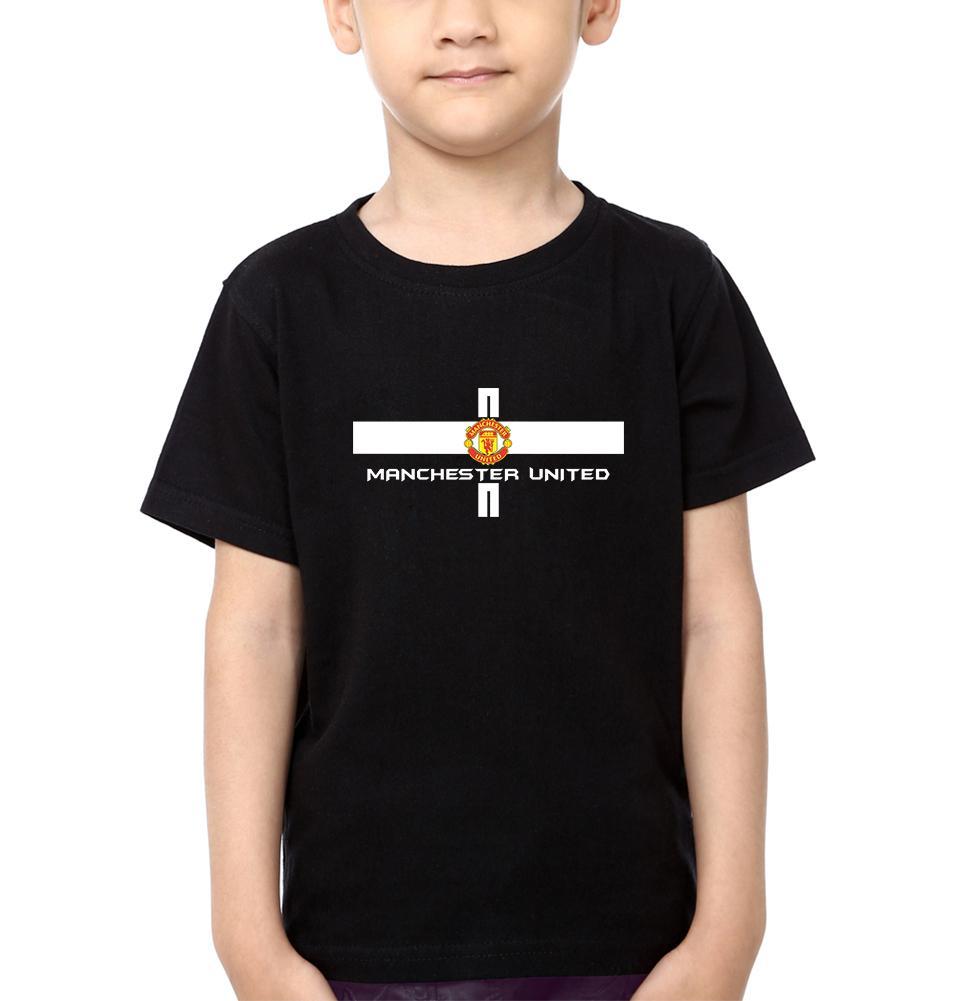 Manchester United Half Sleeves T-Shirt for Boy-FunkyTeesClub