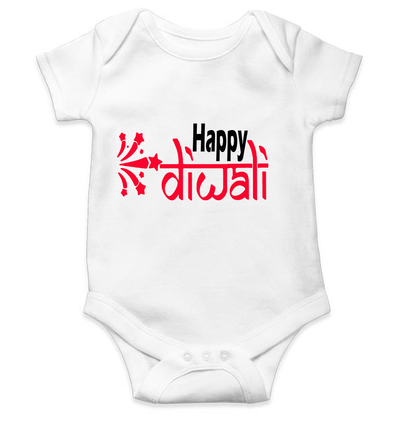 Happy Diwali Rompers for Baby Girl- FunkyTeesClub