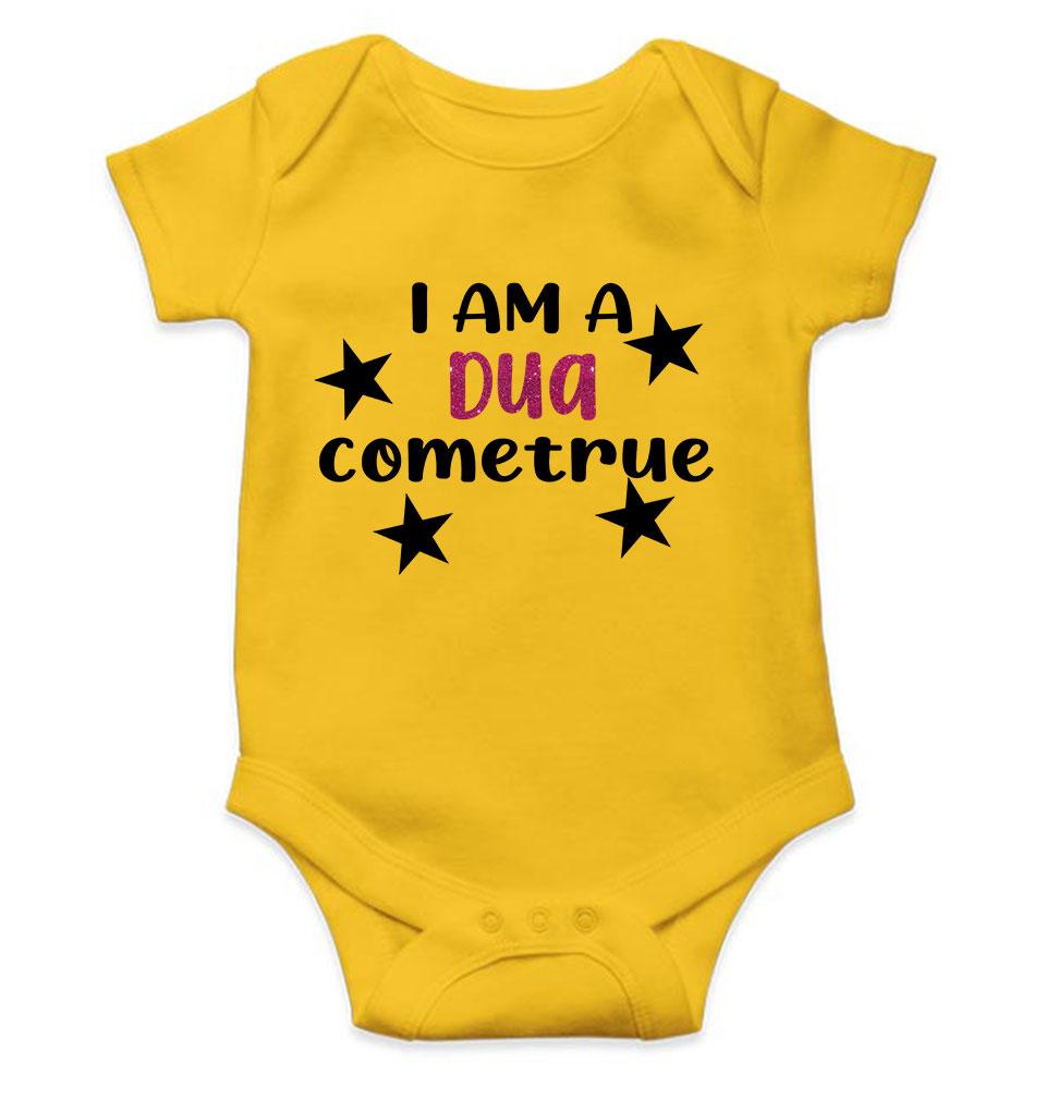 Dua Come True Eid Rompers for Baby Girl- FunkyTeesClub