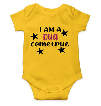 Dua Come True Eid Rompers for Baby Girl- FunkyTeesClub