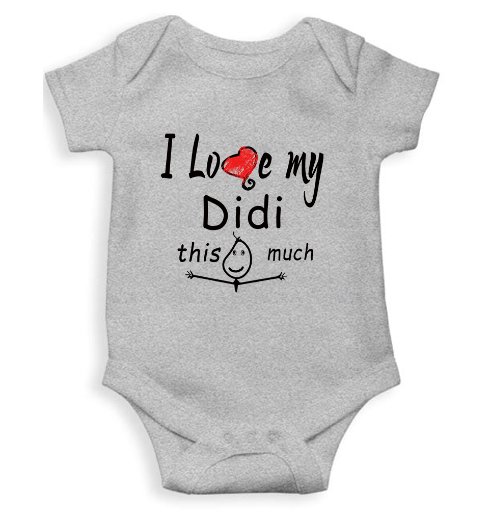 I Love My Didi Rompers for Baby Girl- FunkyTeesClub
