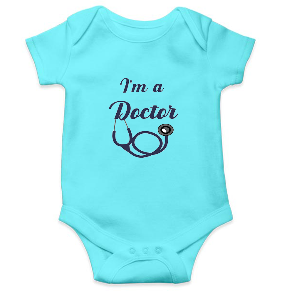 Future Doctor Rompers for Baby Girl- FunkyTeesClub