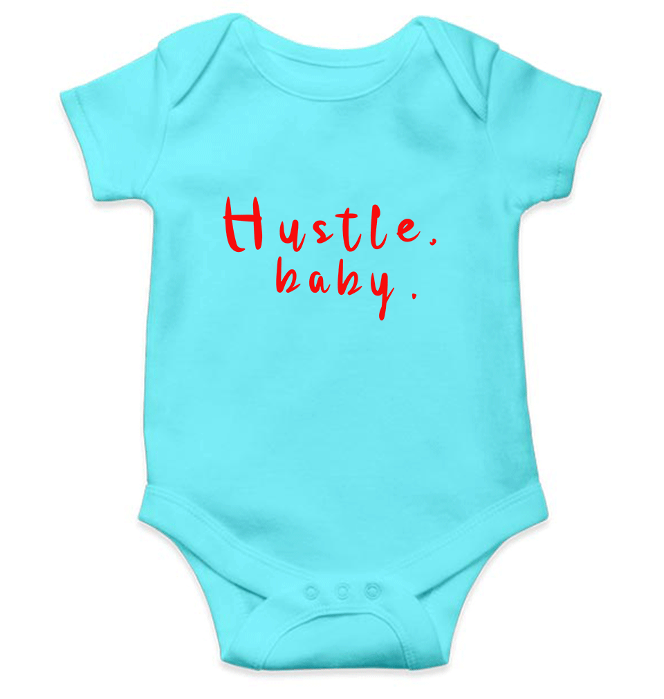 Hustle Baby Rompers for Baby Girl- FunkyTeesClub
