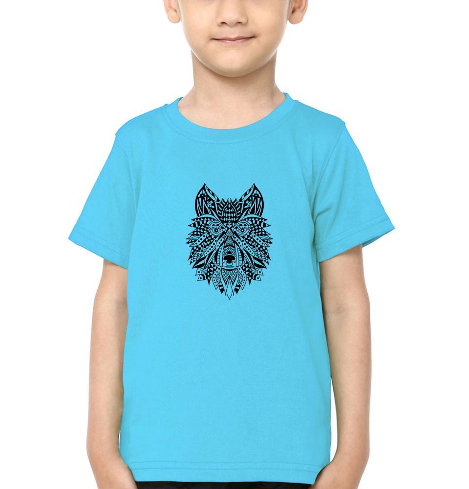 WOLF Half Sleeves T-Shirt for Boy-FunkyTeesClub