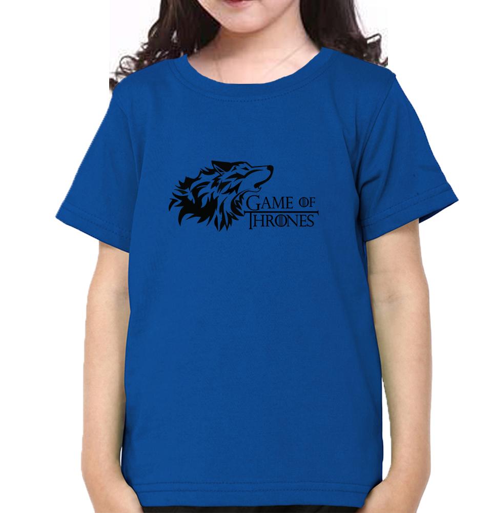 GOT Game Of Thrones Winter Coming Half Sleeves T-Shirt For Girls -FunkyTeesClub