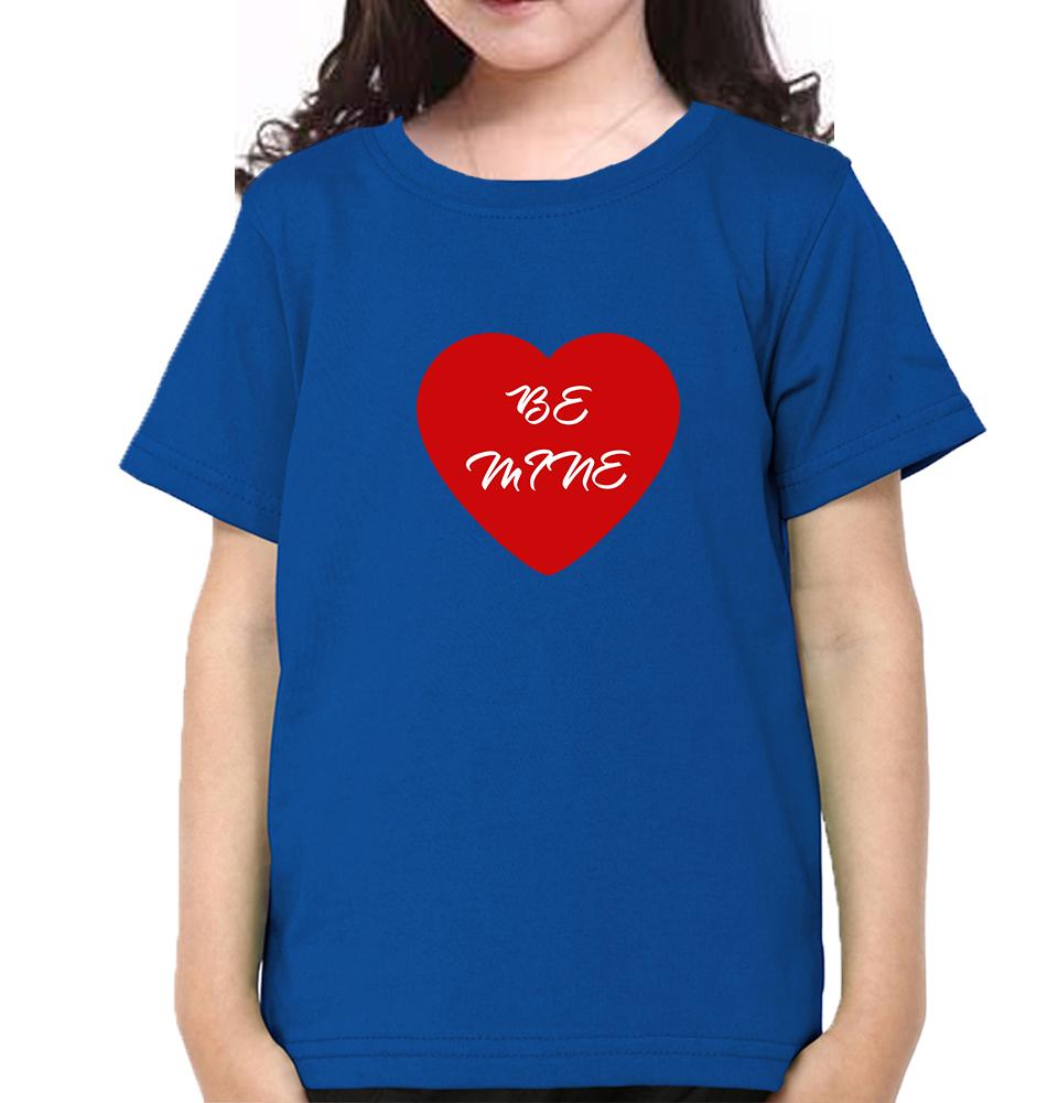 Be Mine Half Sleeves T-Shirt For Girls -FunkyTeesClub