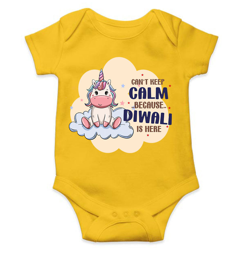 Can Not Keep Calm Because Diwali Is Here Rompers for Baby Girl- FunkyTeesClub
