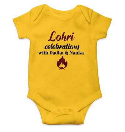 Lohri Celebrations Rompers for Baby Girl- FunkyTeesClub
