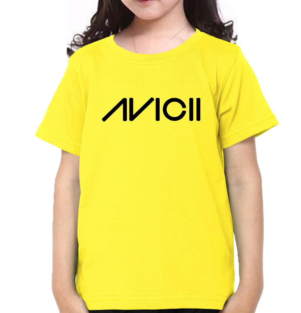 AVICII Half Sleeves T-Shirt For Girls -FunkyTeesClub