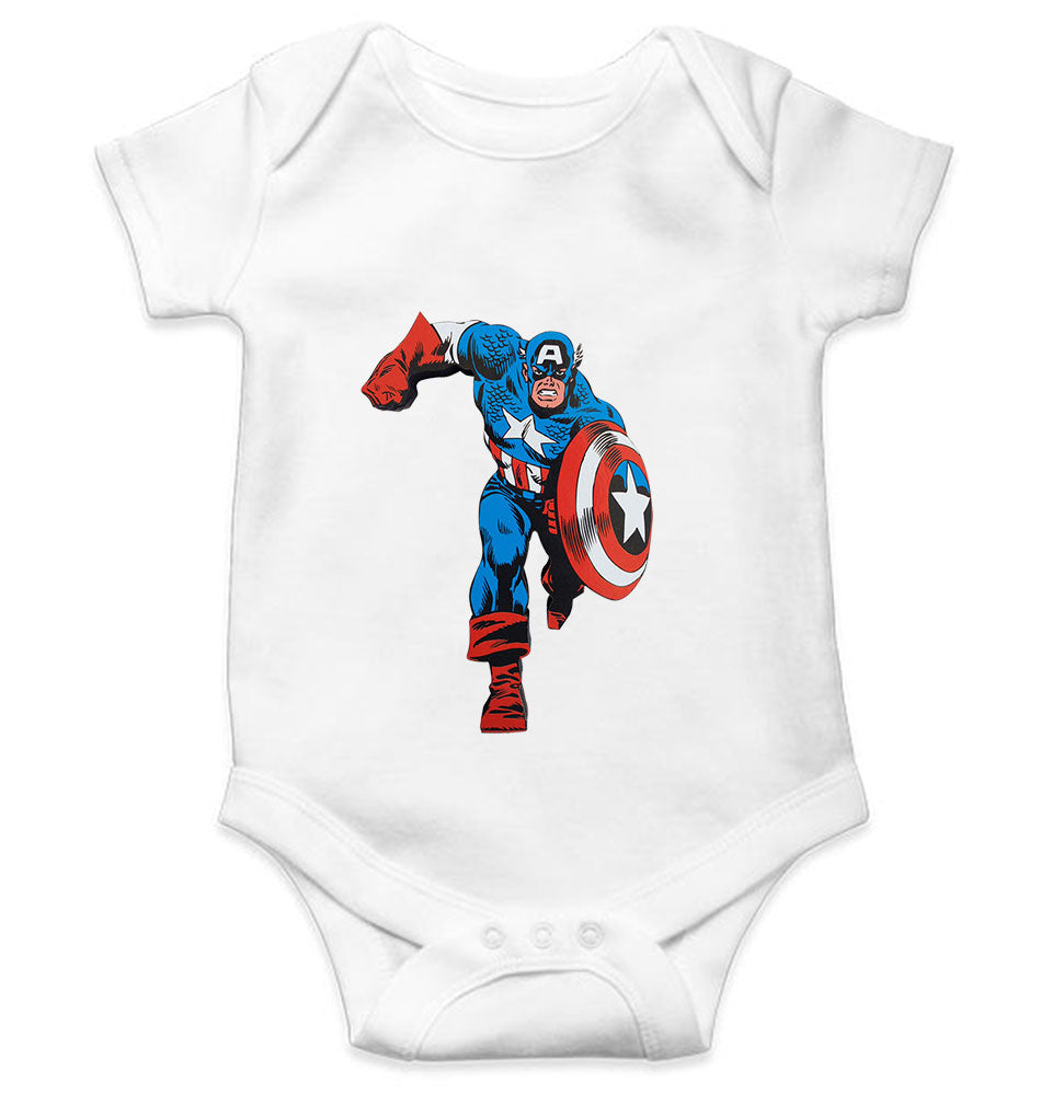 Superhero Cartoon Rompers for Baby Girl- FunkyTeesClub