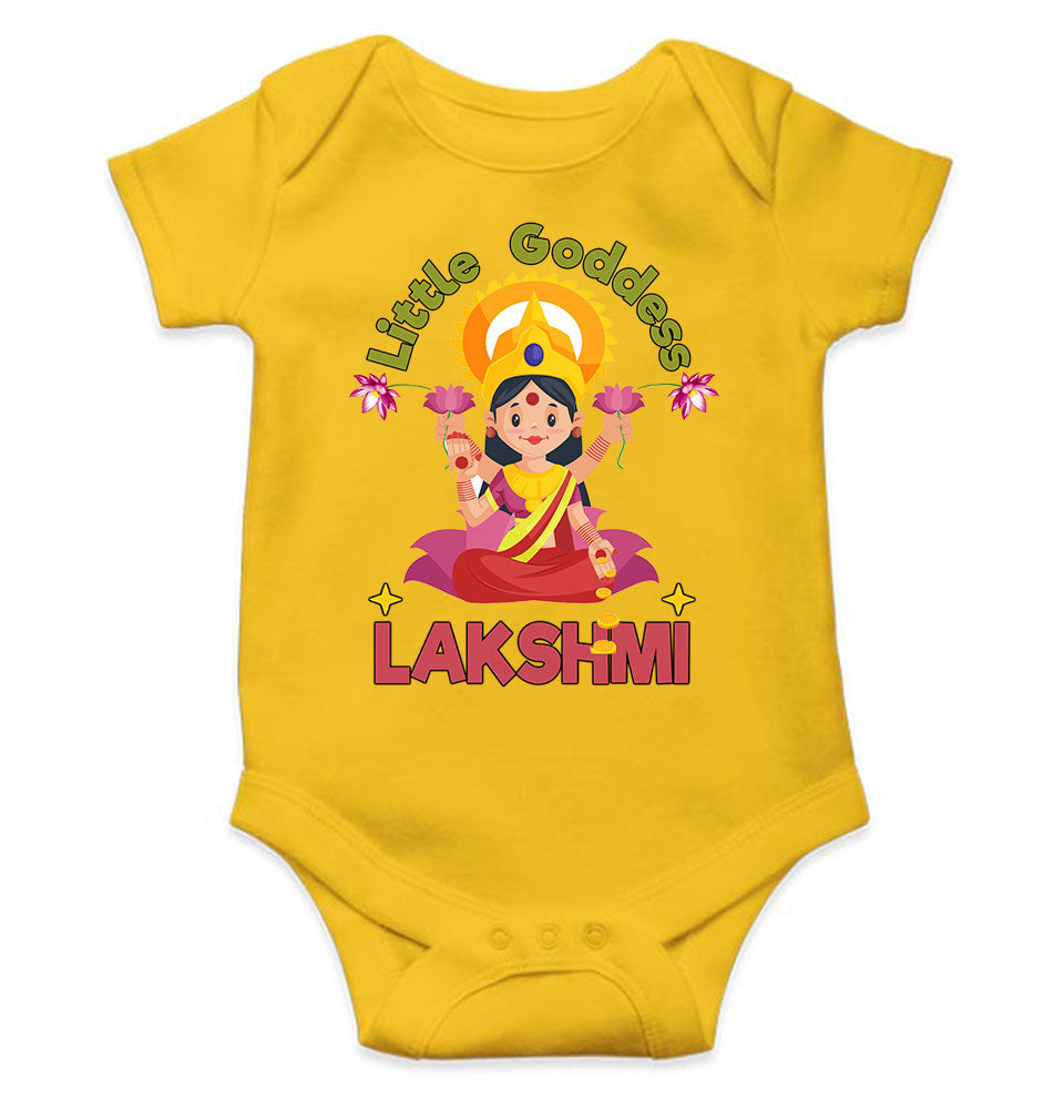 Custom Name Little Goddess Navratri Rompers for Baby Girl- FunkyTeesClub