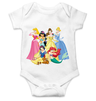 Cute Princess Cartoon Rompers for Baby Girl- FunkyTeesClub
