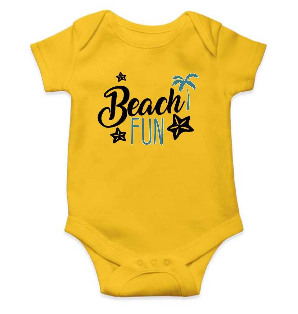 Beach Fun Rompers for Baby Girl- FunkyTeesClub