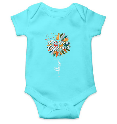 Future Police Rompers for Baby Girl- FunkyTeesClub
