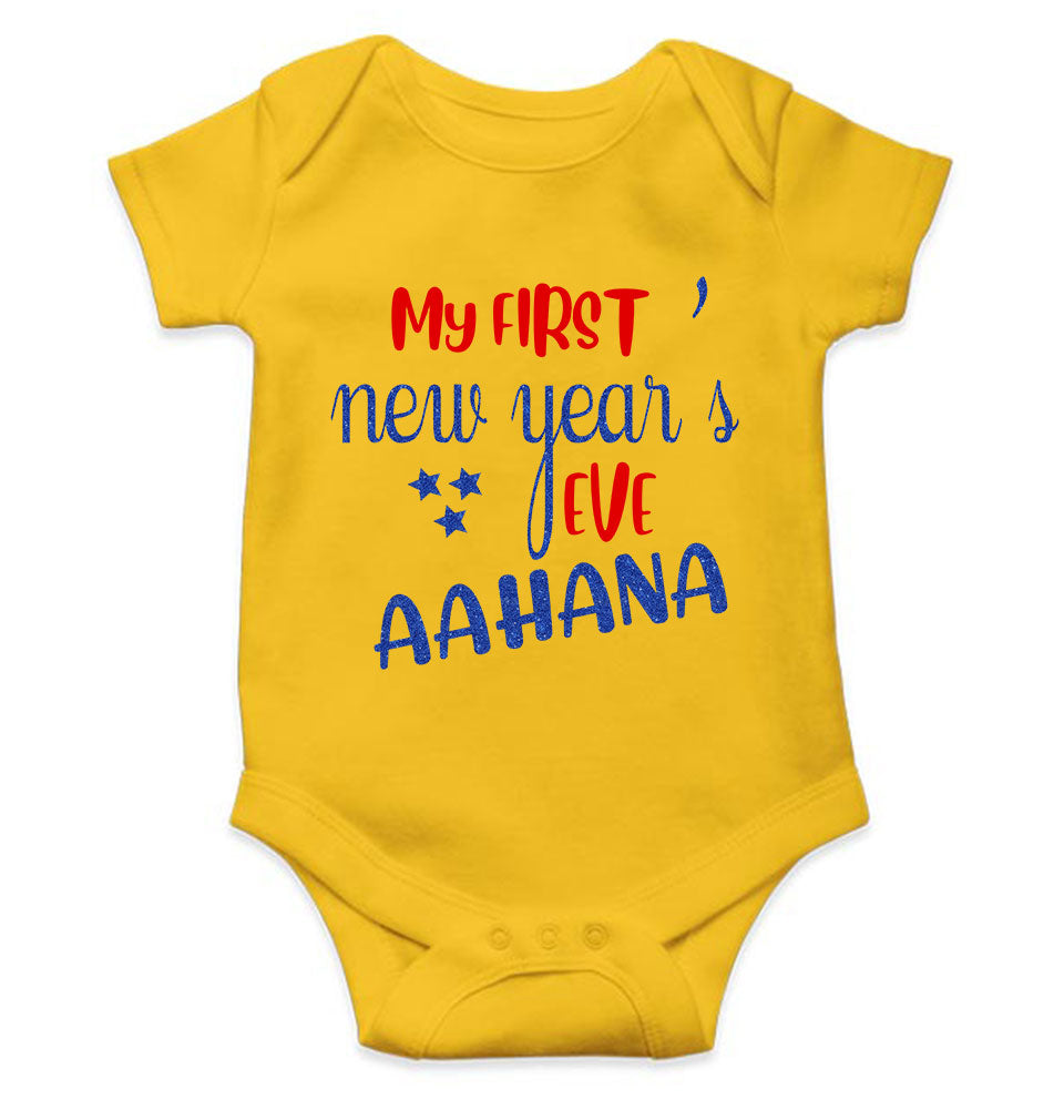 Customized Name My First New Year Rompers for Baby Girl- FunkyTeesClub