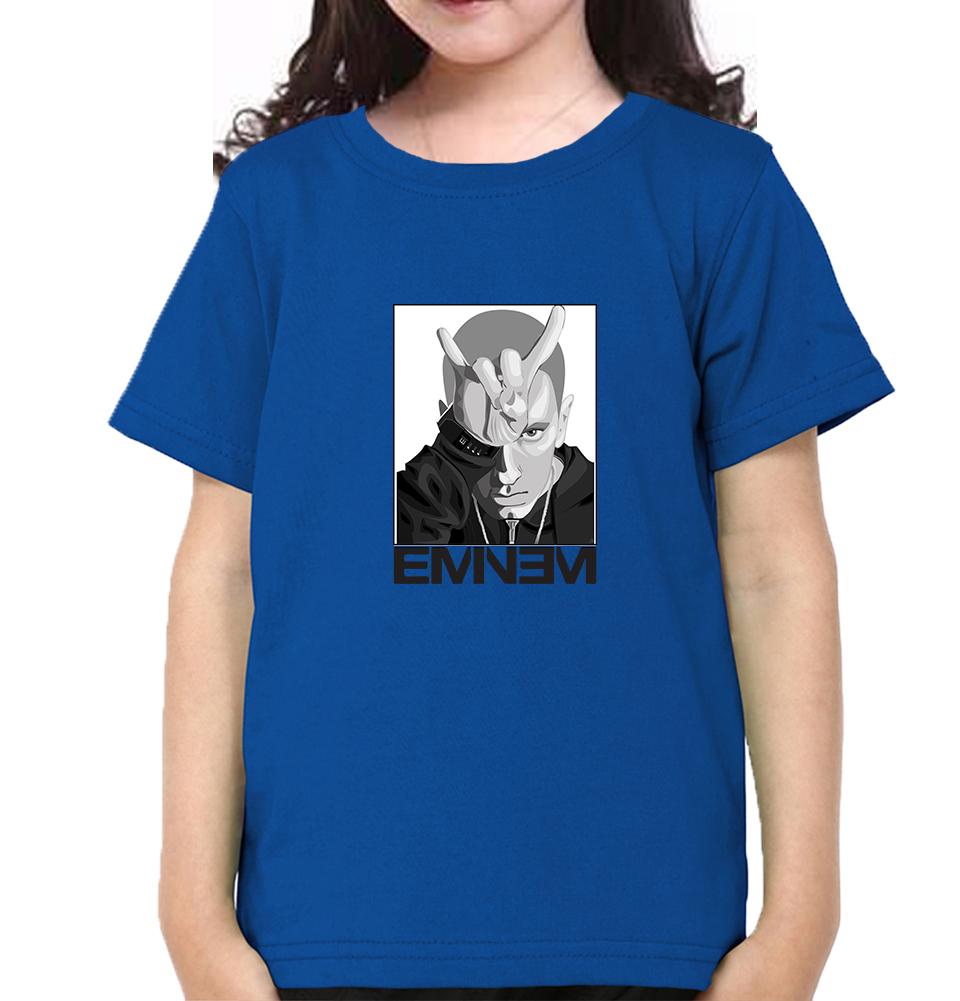Eminem Half Sleeves T-Shirt For Girls -FunkyTeesClub