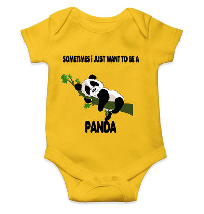 Sleeping Panda Rompers for Baby Boy- FunkyTeesClub