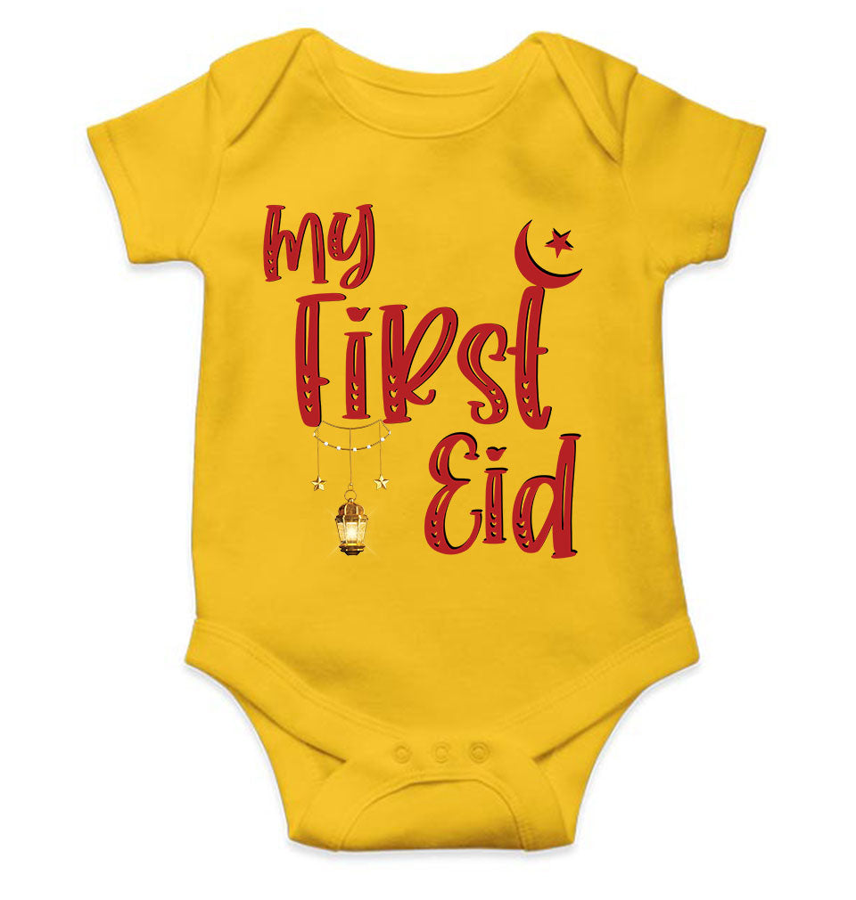 My First Eid Rompers for Baby Boy- FunkyTeesClub