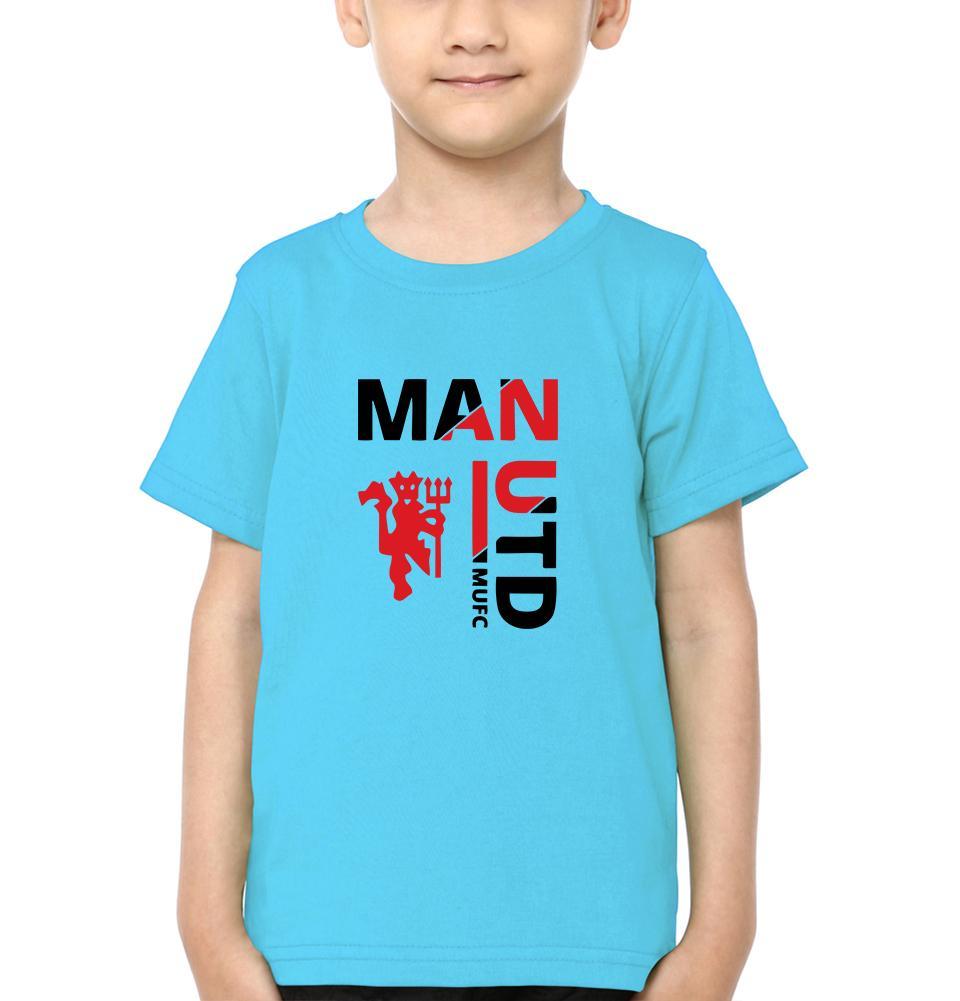 Manchester United Half Sleeves T-Shirt for Boy-FunkyTeesClub