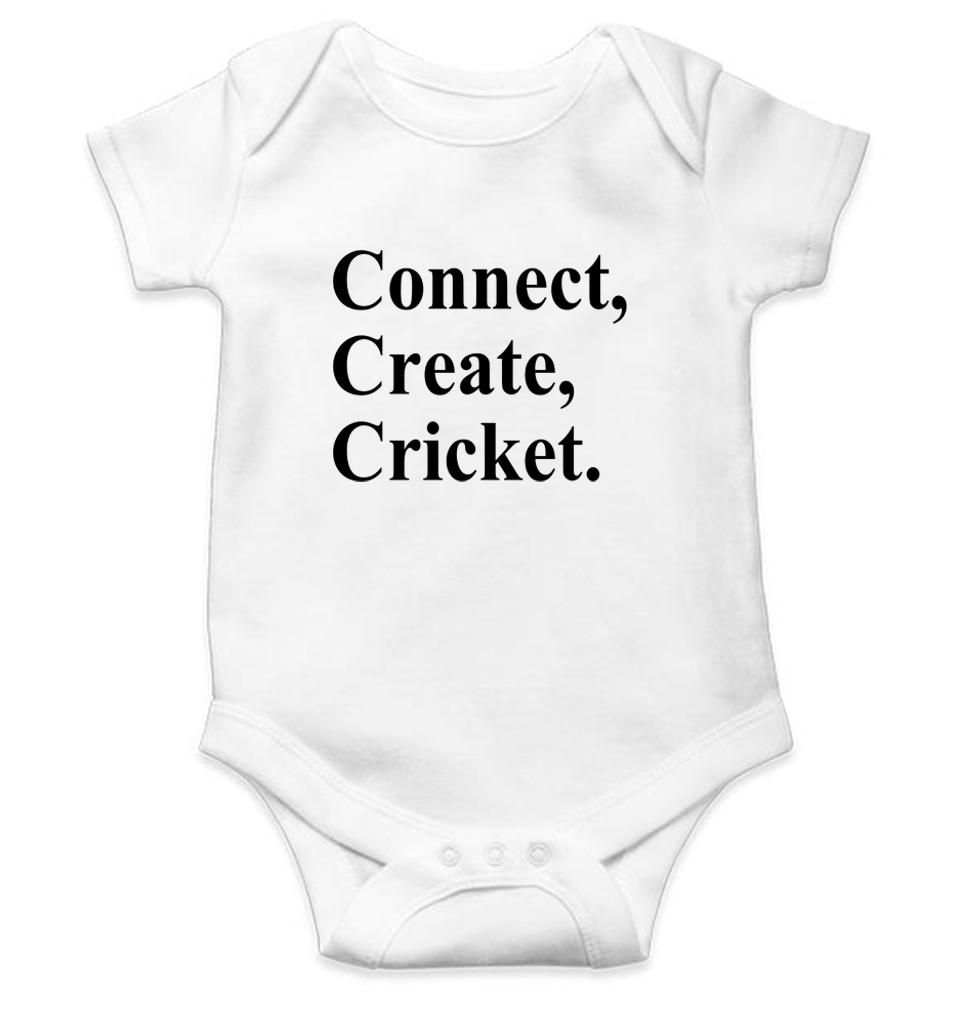 Connect Create Cricket World Cup Cricket Rompers for Baby Boy- FunkyTeesClub
