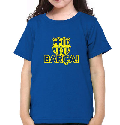 FCB Half Sleeves T-Shirt For Girls -FunkyTeesClub