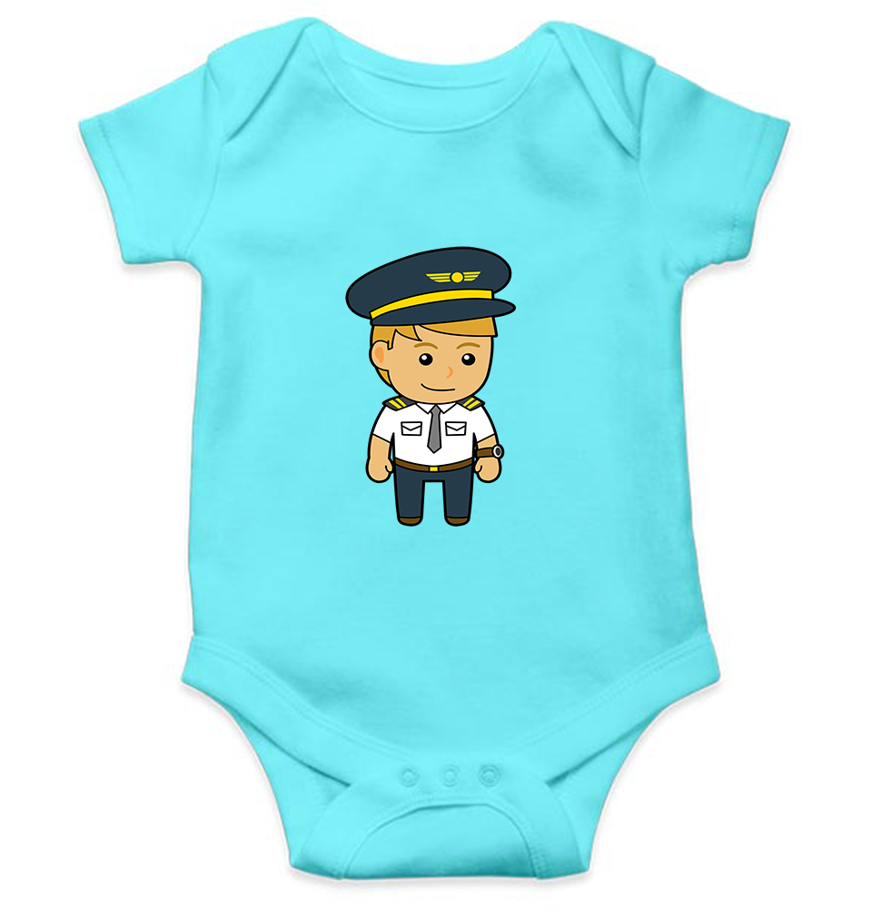 Future Pilot Rompers for Baby Girl- FunkyTeesClub