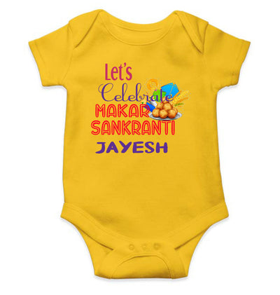 Makar Sankranti Rompers for Baby Boy- FunkyTeesClub