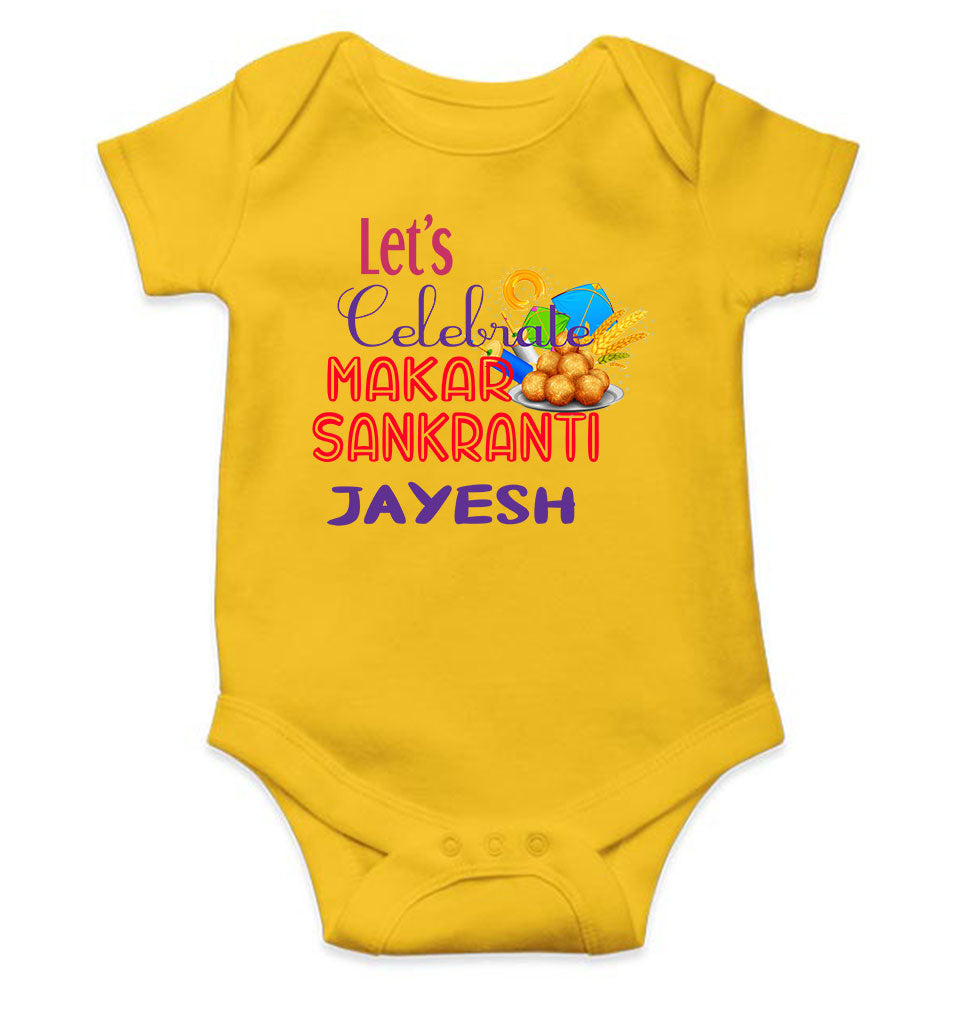 Makar Sankranti Rompers for Baby Boy- FunkyTeesClub