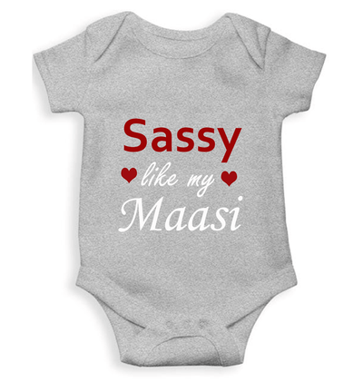 Sassy Like My Masi Rompers for Baby Boy- FunkyTeesClub